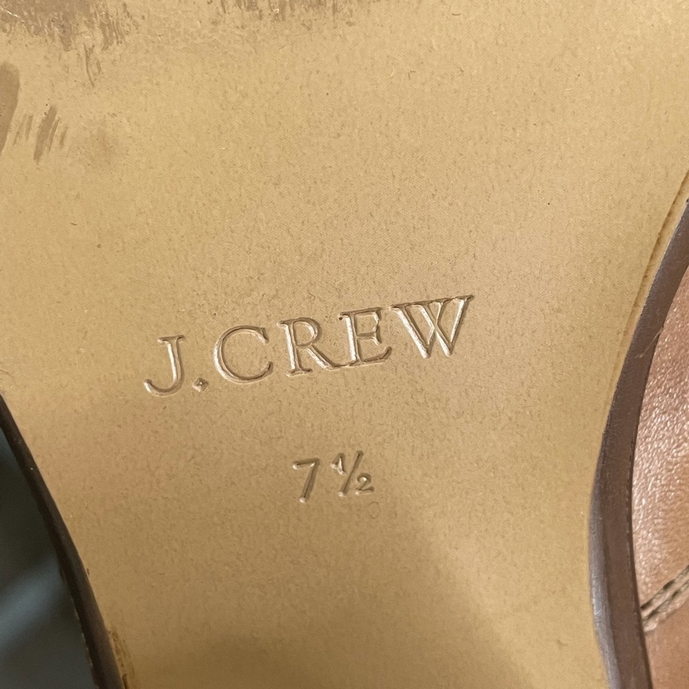 J Crew Dean Tan Leather Buckle Ankle Boots - Picture 11 of 11